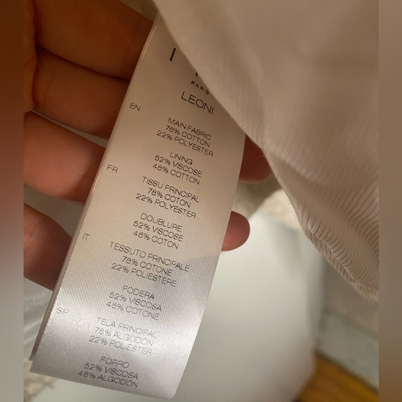 NWT IRO LEONI CROPPED JACKET Size FR 34 (XS/S) $545 - Picture 11 of 16